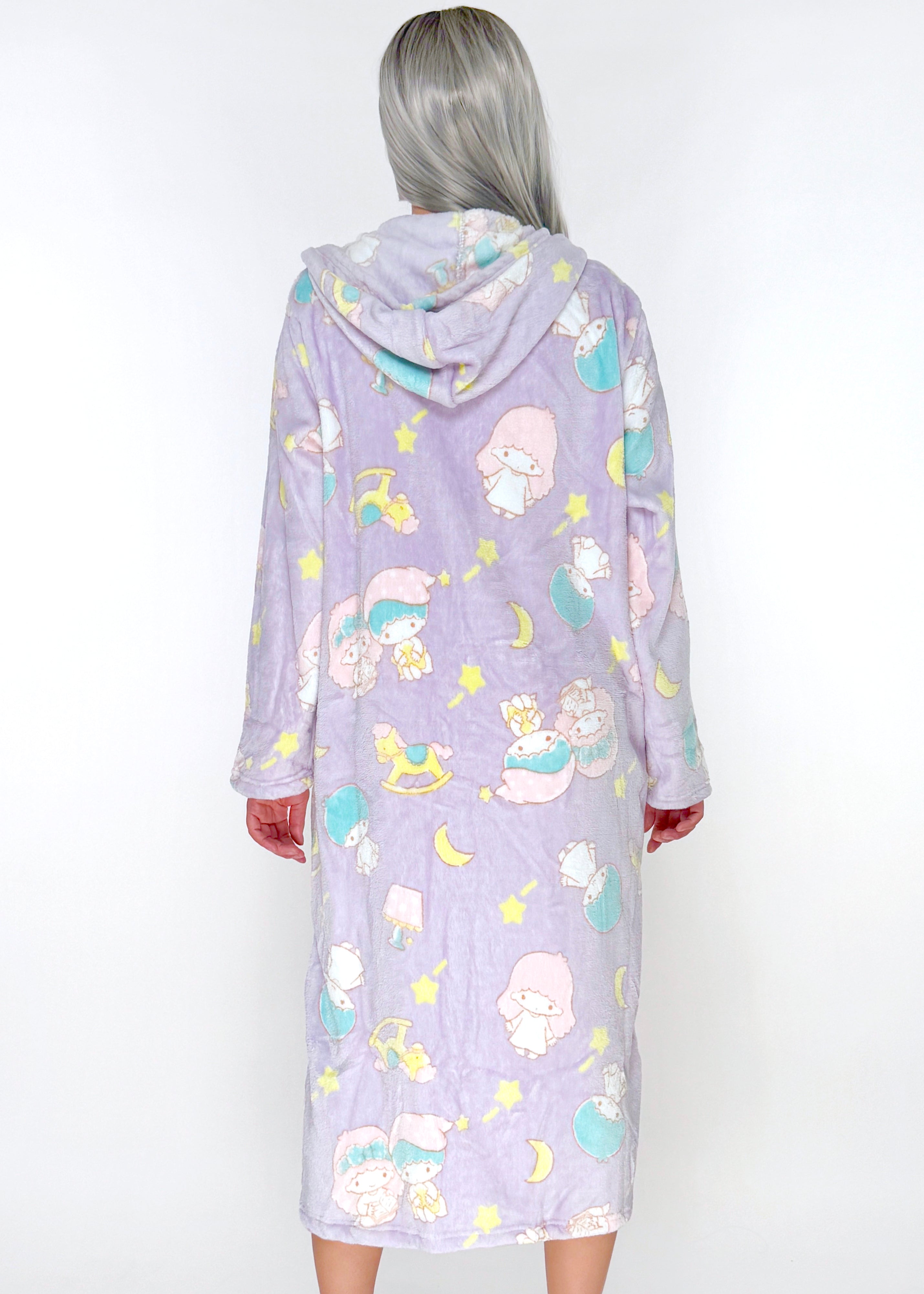  Sanrio Little Twin Stars Dream Plush Blanket Hoodie