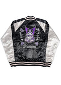  Sanrio Kuromi Rose Tattoo Bomber Jacket