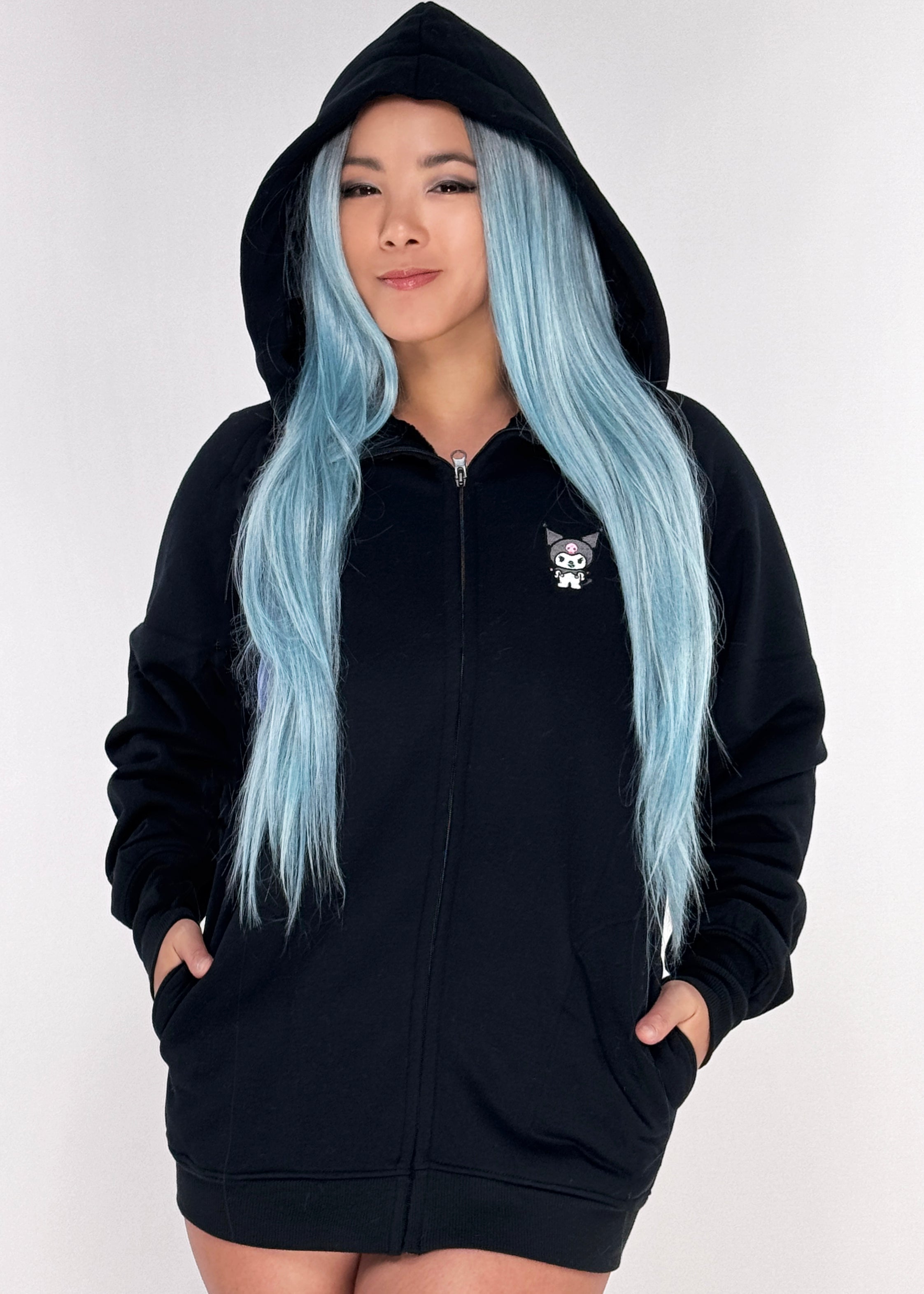  Sanrio Kuromi Sherpa Zip Up Hoodie