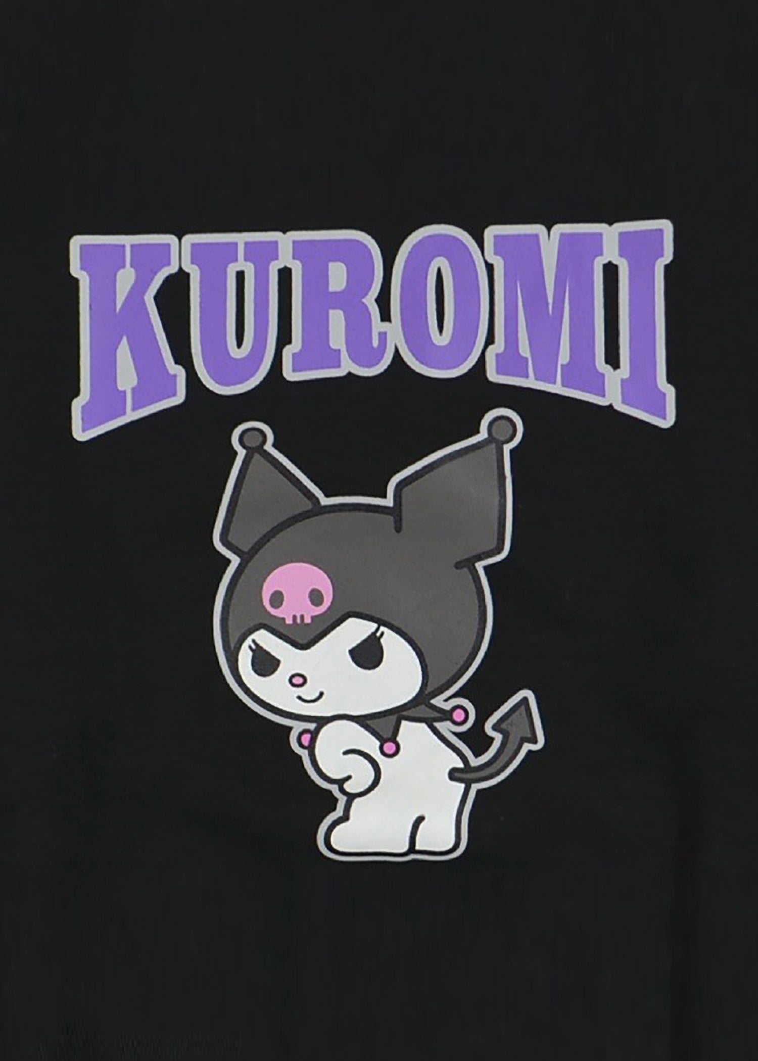  Sanrio Kuromi Bad Gal Oversized Pullover