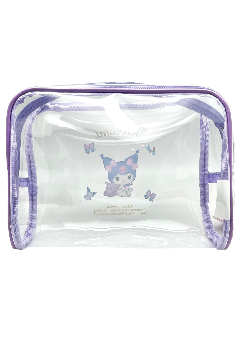  Sanrio Kuromi Vinyl Cosmetic Bag