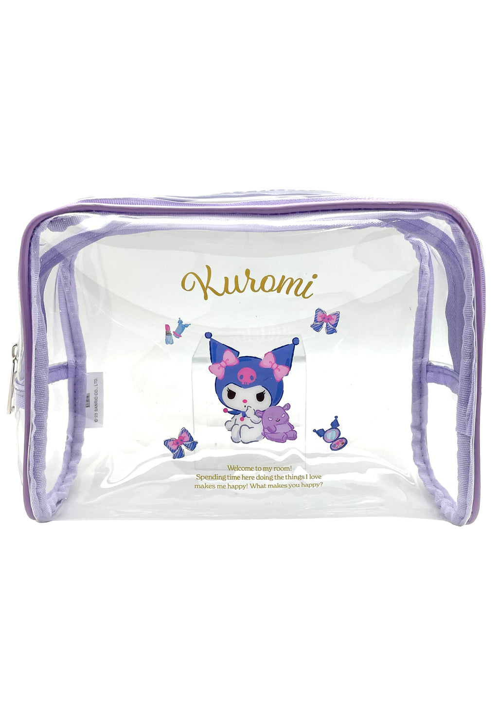  Sanrio Kuromi Vinyl Cosmetic Bag