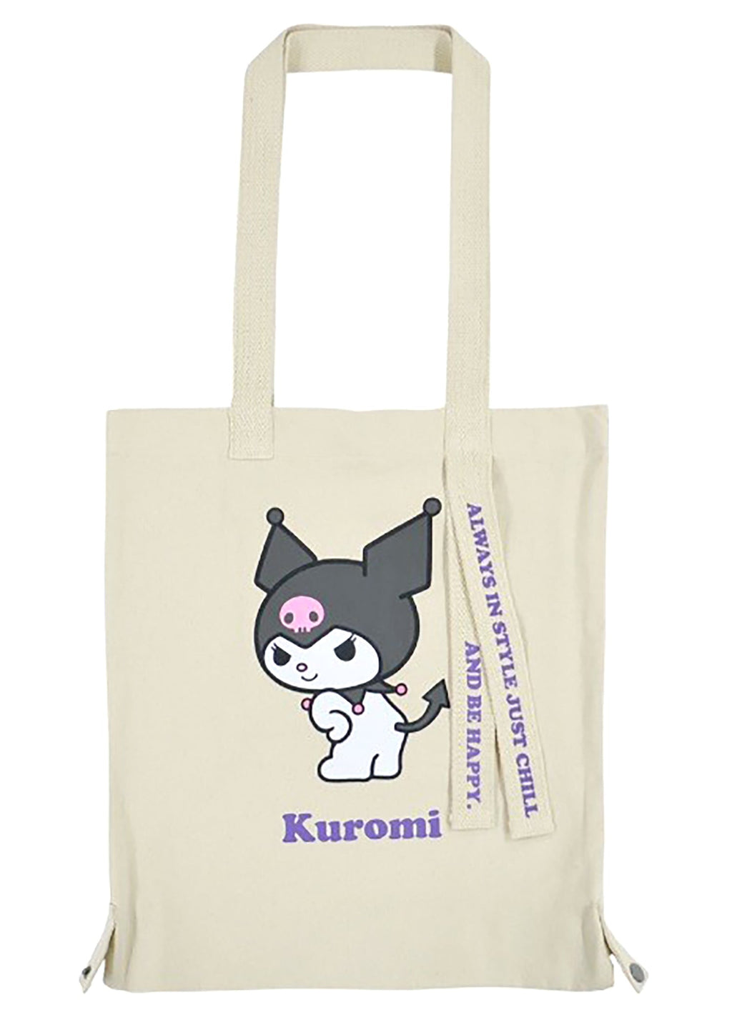  Sanrio Kuromi Convertible Canvas Tote