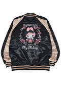  Sanrio My Melody Sweet Lolita Black Pink Bomber Jacket
