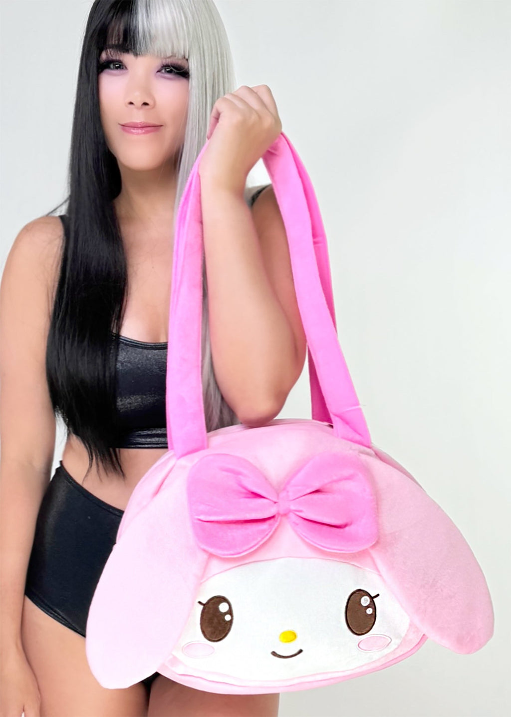  Sanrio My Melody Big Face Plush Tote