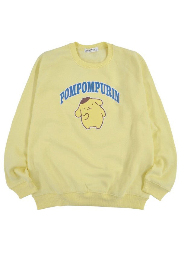  Sanrio Pompompurin Logo Pullover