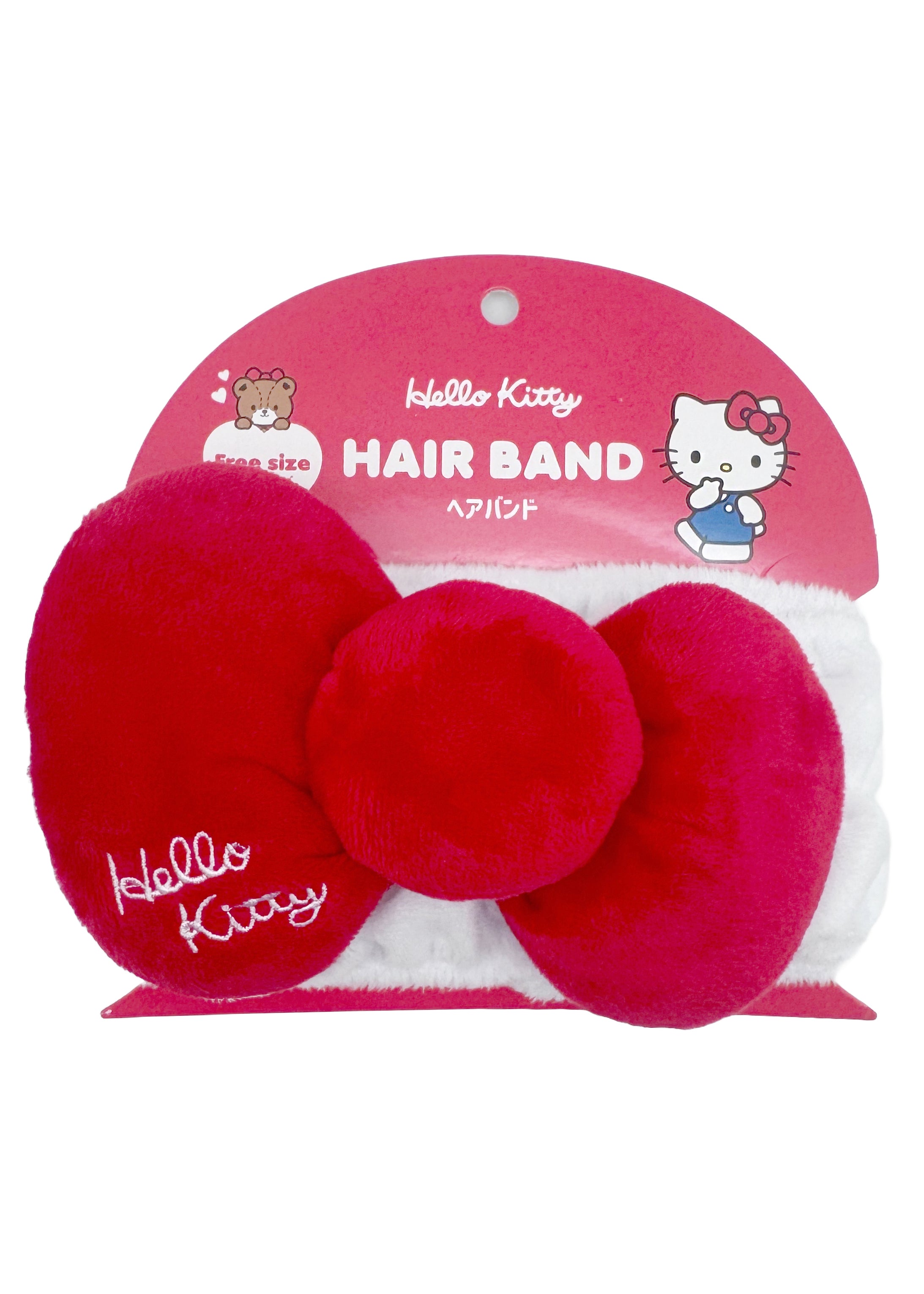  Sanrio Hello Kitty Plush Bow Hair Band