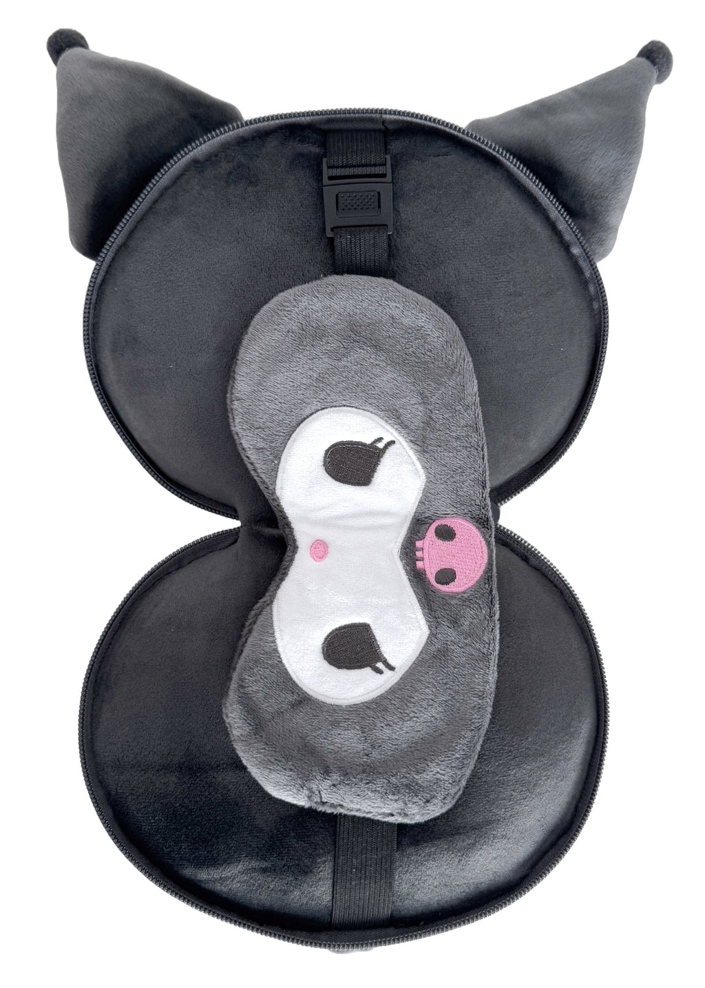  Sanrio Kuromi Big Face Plush Travel Pillow