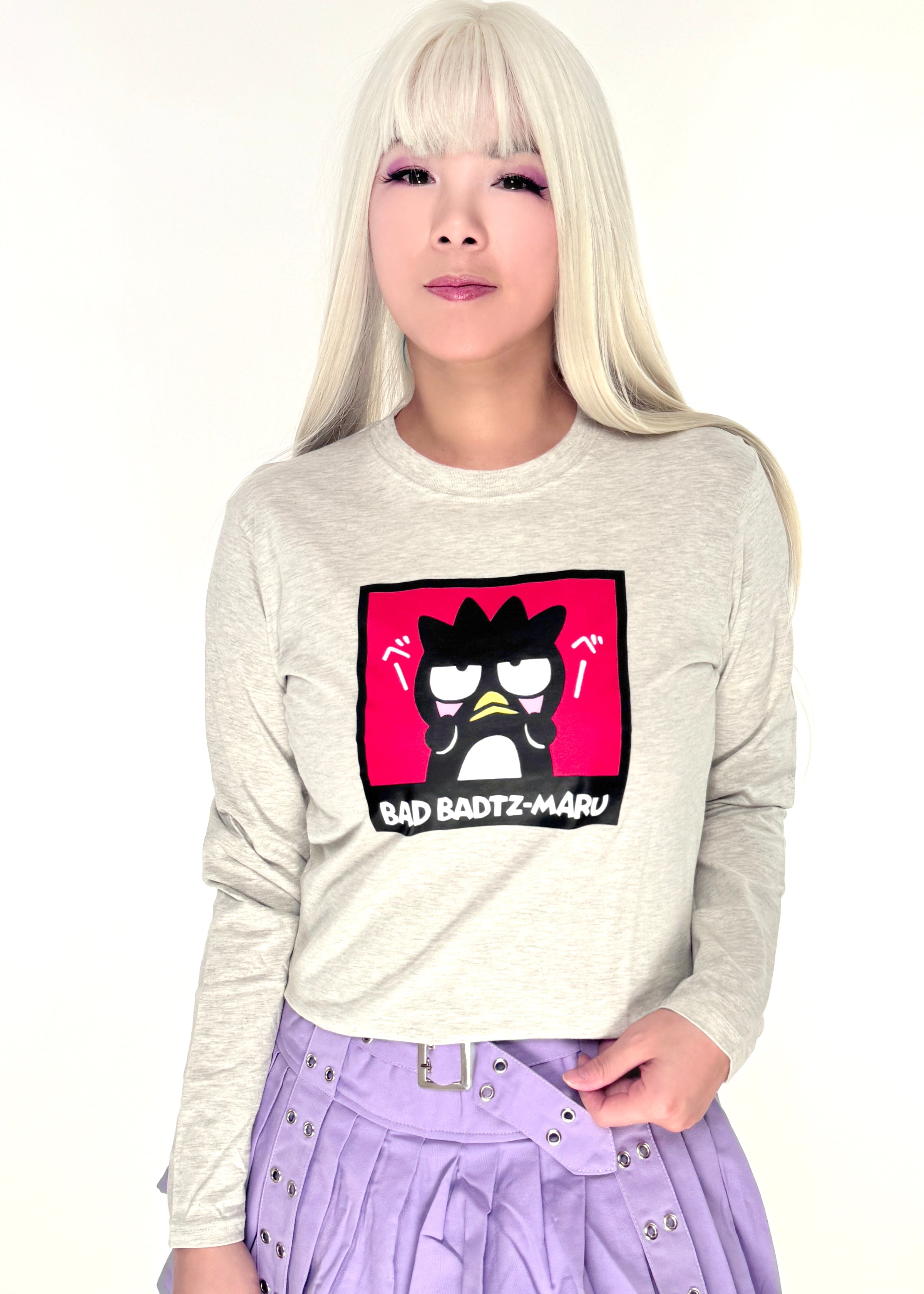  Sanrio Badtz Maru Rebellious Long Sleeve Tee
