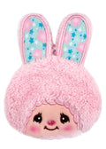  Monchhichi Sweet Chimutan Pink Bunny Plush Coin Bag