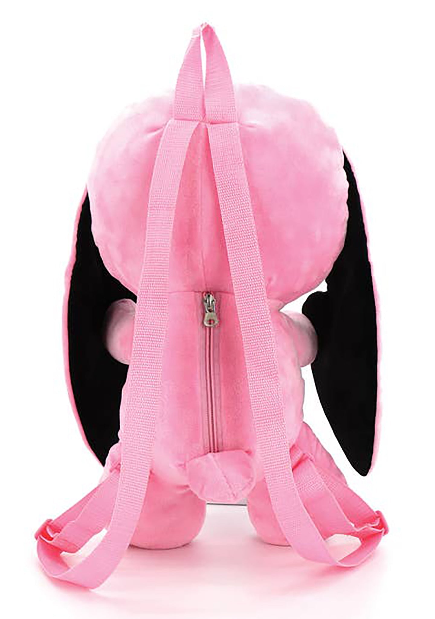  Naughty Bunny Pink Plush Backpack