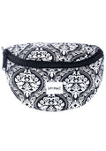 Spiral Road To Venetian Belt Bags In Black/Silver