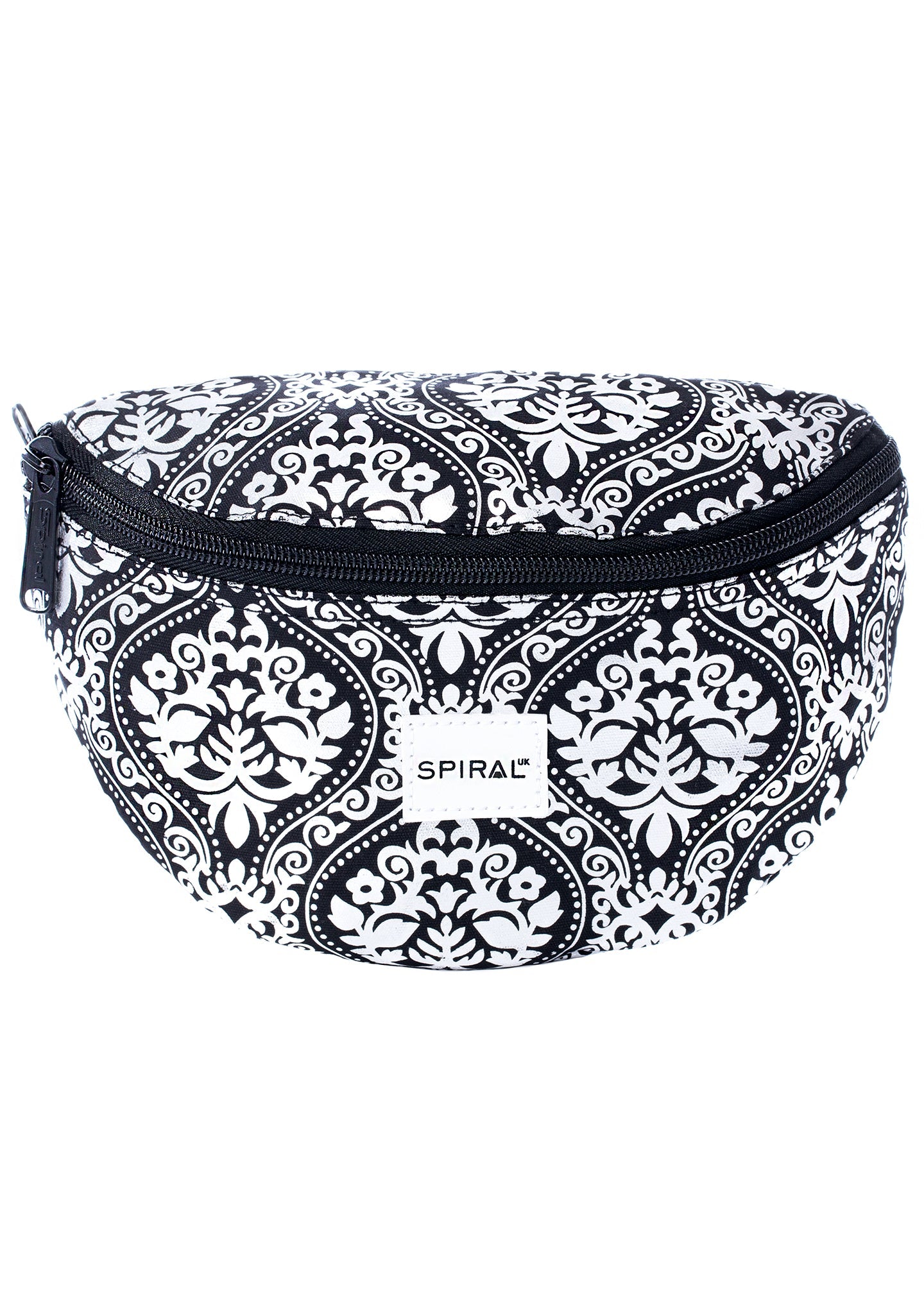 Spiral Road To Venetian Belt Bags In Black/Silver