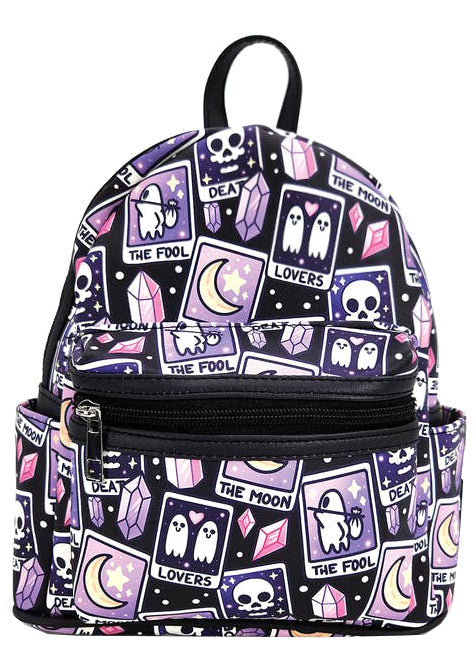  Fortune Teller Tarot Cards AOP Mini Backpack