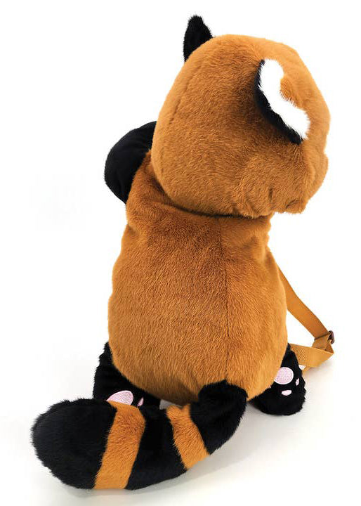  Red Panda Furry Plush Backpack