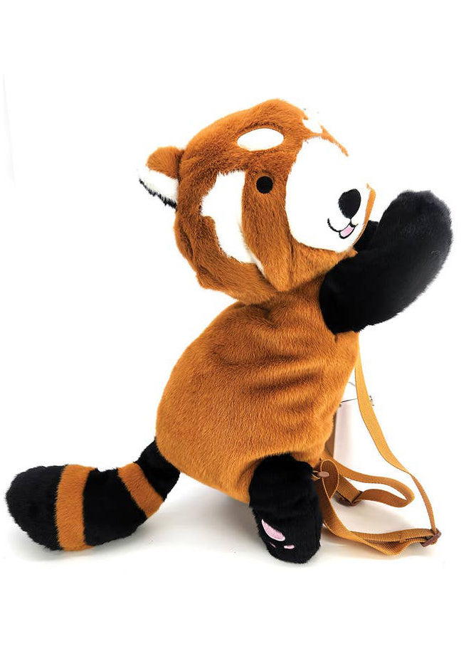  Red Panda Furry Plush Backpack