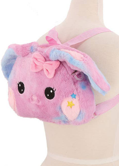  Kawaii Pink Bunny Plush Backpack