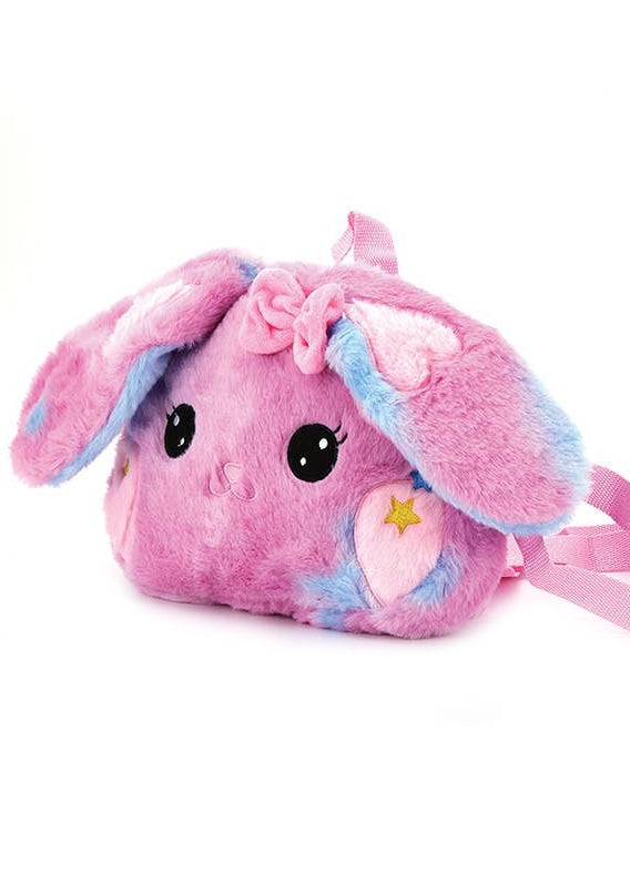  Kawaii Pink Bunny Plush Backpack