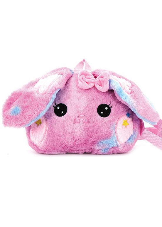  Kawaii Pink Bunny Plush Backpack