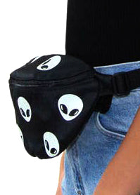  Alien Glow In The Dark AOP Belt Bags
