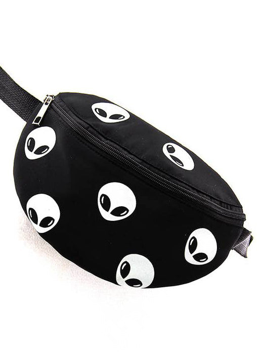  Alien Glow In The Dark AOP Belt Bags
