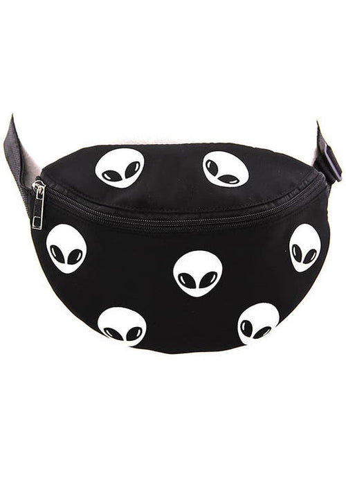  Alien Glow In The Dark AOP Belt Bags