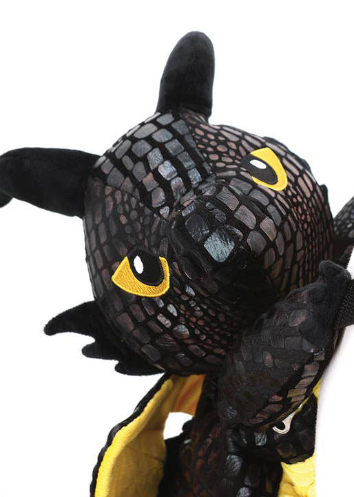  Black Dragon Plush Backpack