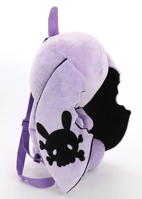  Naughty Bunny Purple Plush Backpack