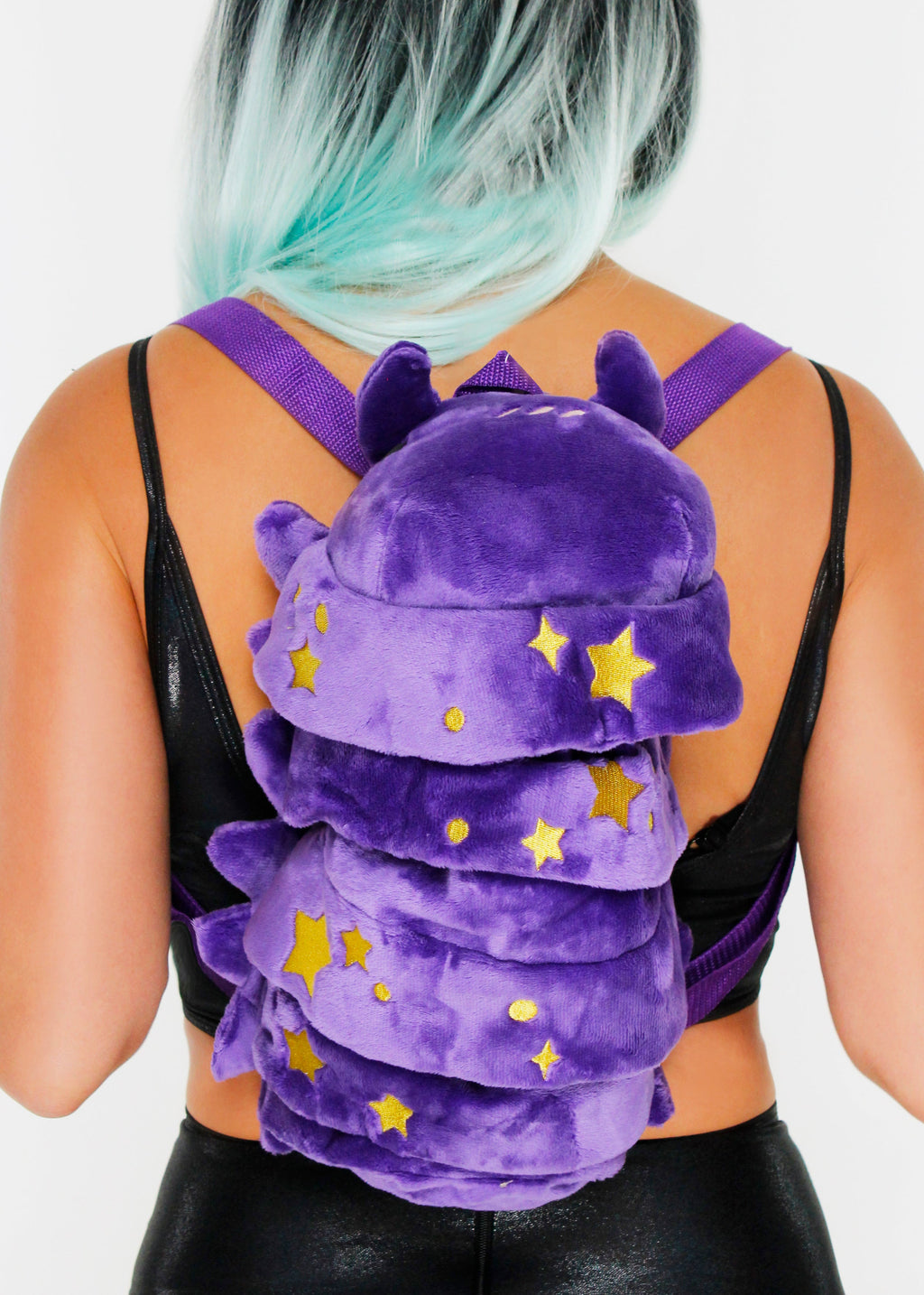  Purple Roly Poly Plush Backpack
