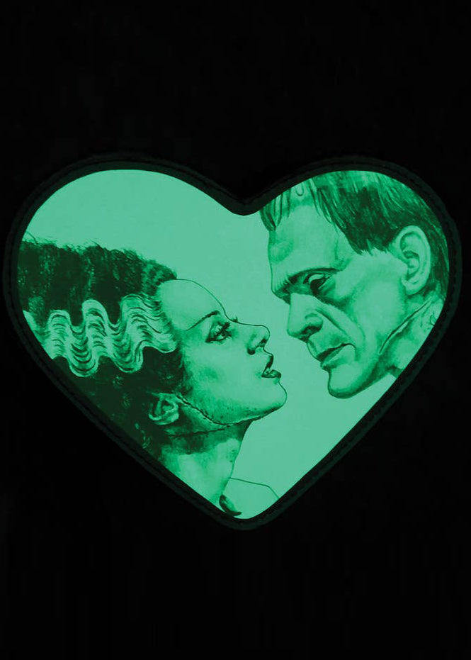  Frankenstein And Bride Heart Convertible Crossbody