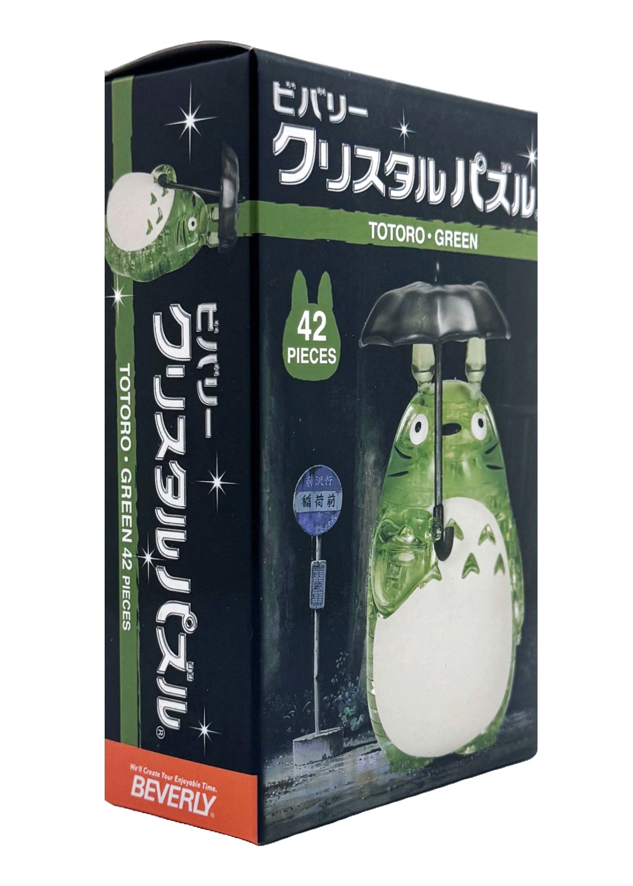  Studio Ghibli Totoro Green 3D Crystal Puzzle