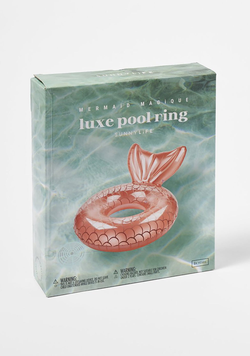 SunnyLife Luxe Rose Gold Mermaid Pool Ring