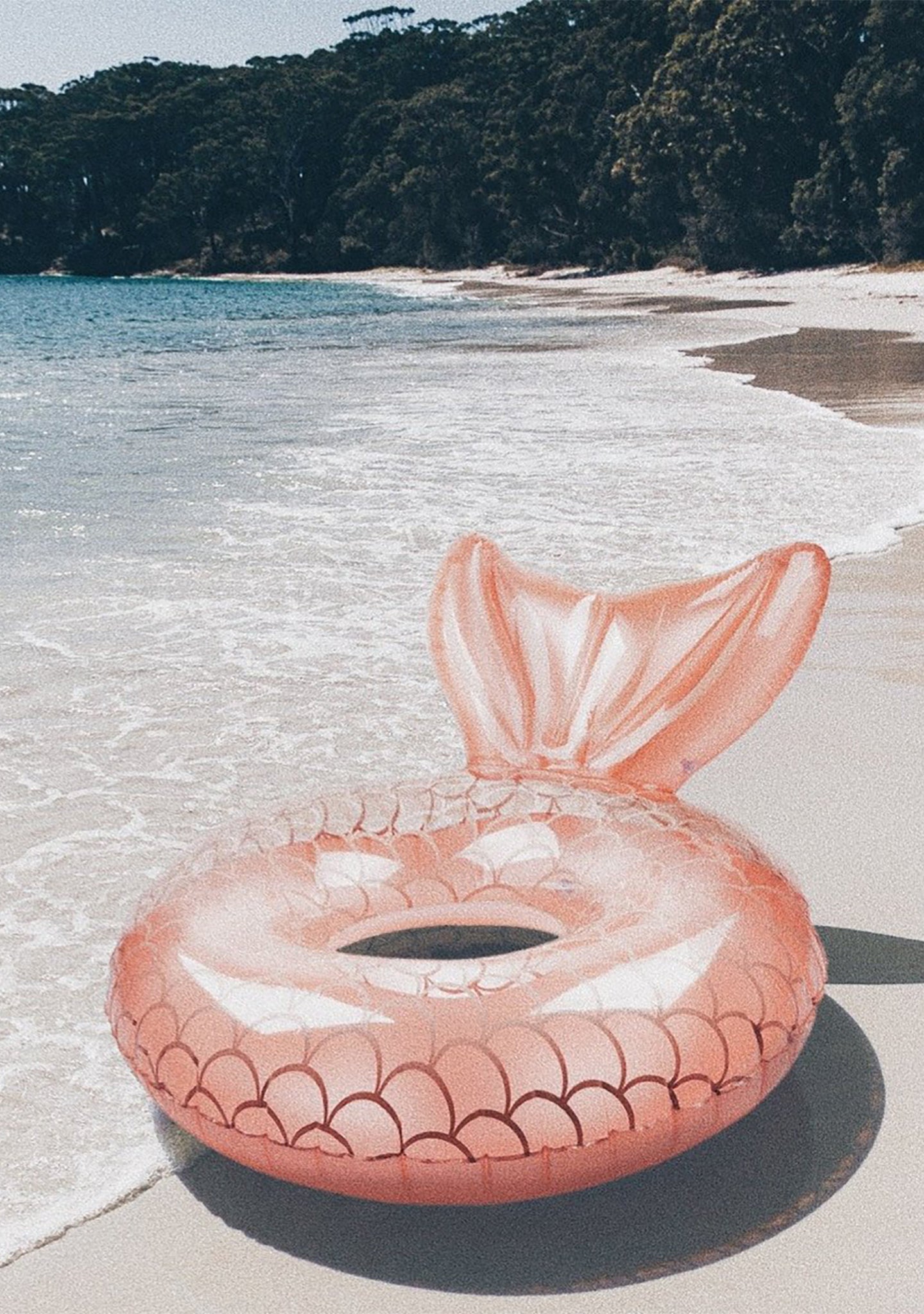 SunnyLife Luxe Rose Gold Mermaid Pool Ring