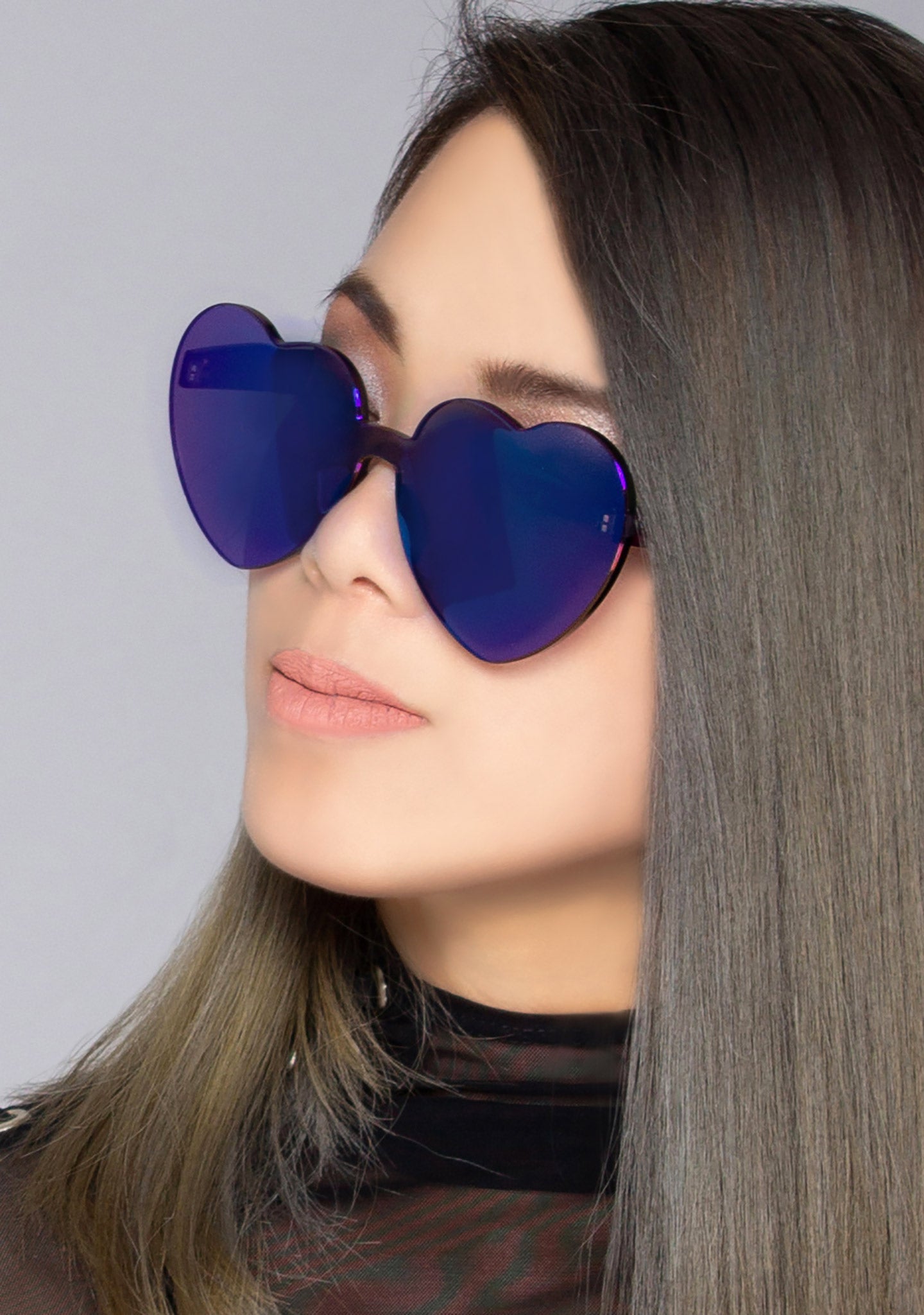 SunnyLife Midnight Love Heart Sunglasses