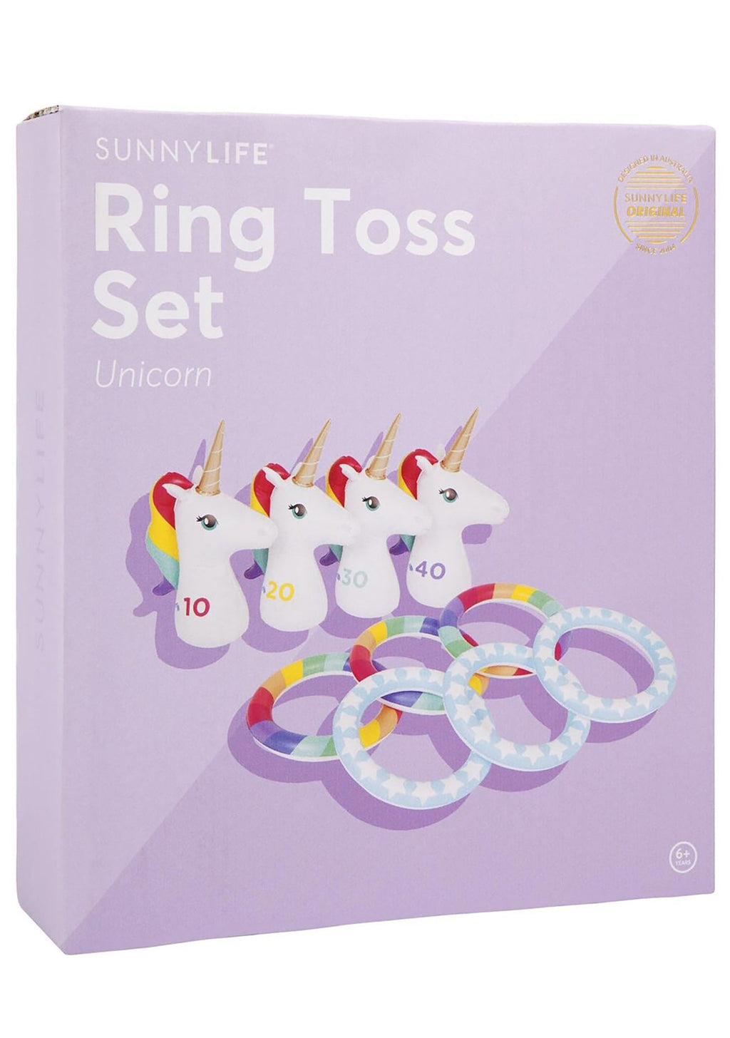 SunnyLife Inflatable Unicorn Ring Toss Game