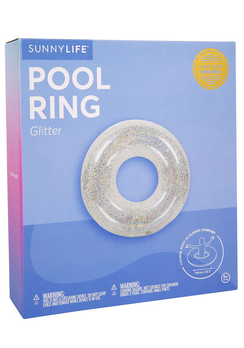 SunnyLife Glitter Pool Ring