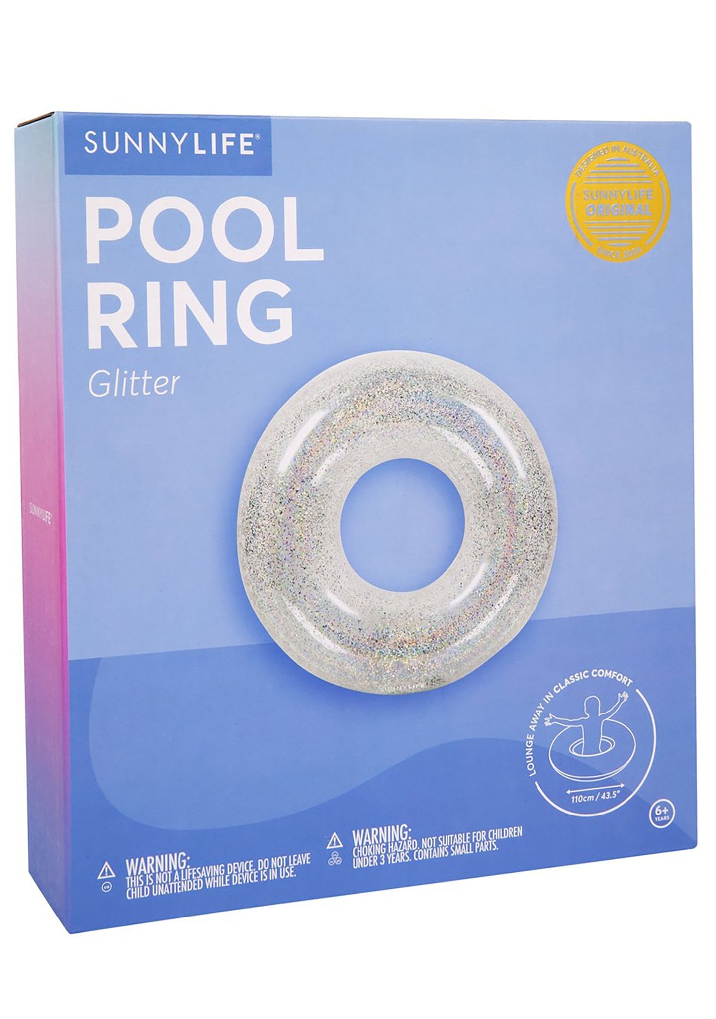 SunnyLife Glitter Pool Ring