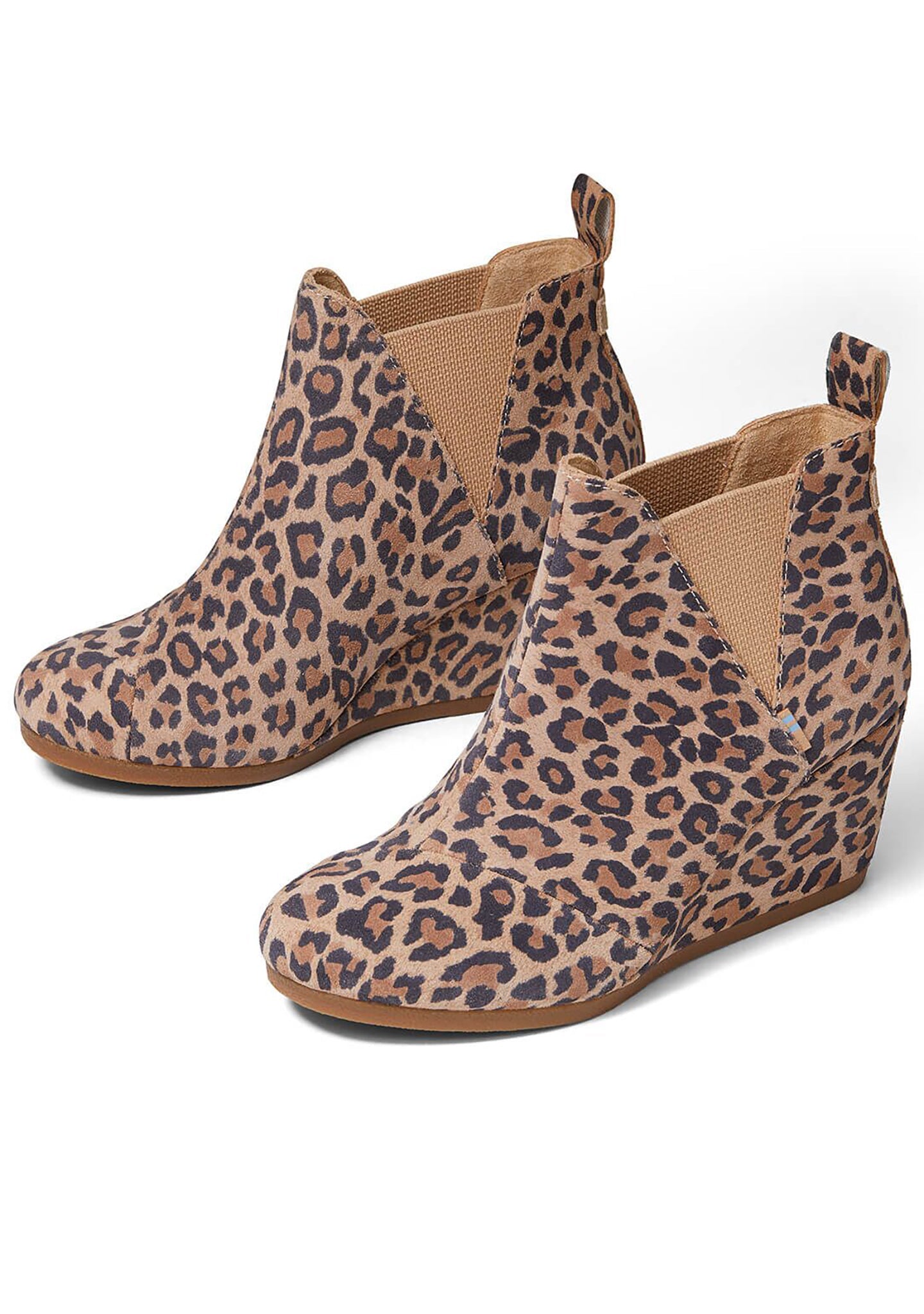 Toms Kelsey Suede Boot In Leopard