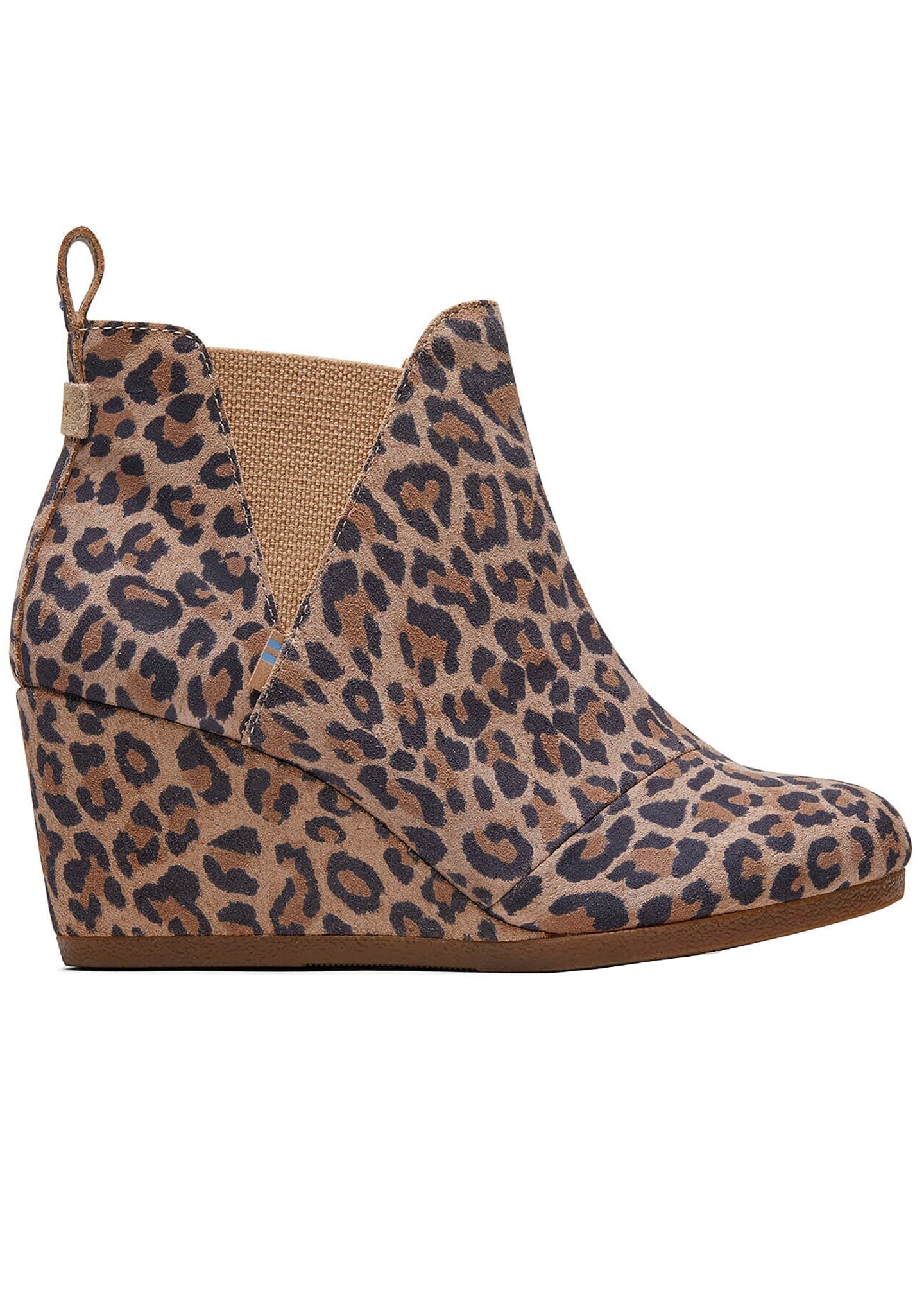 Toms Kelsey Suede Boot In Leopard