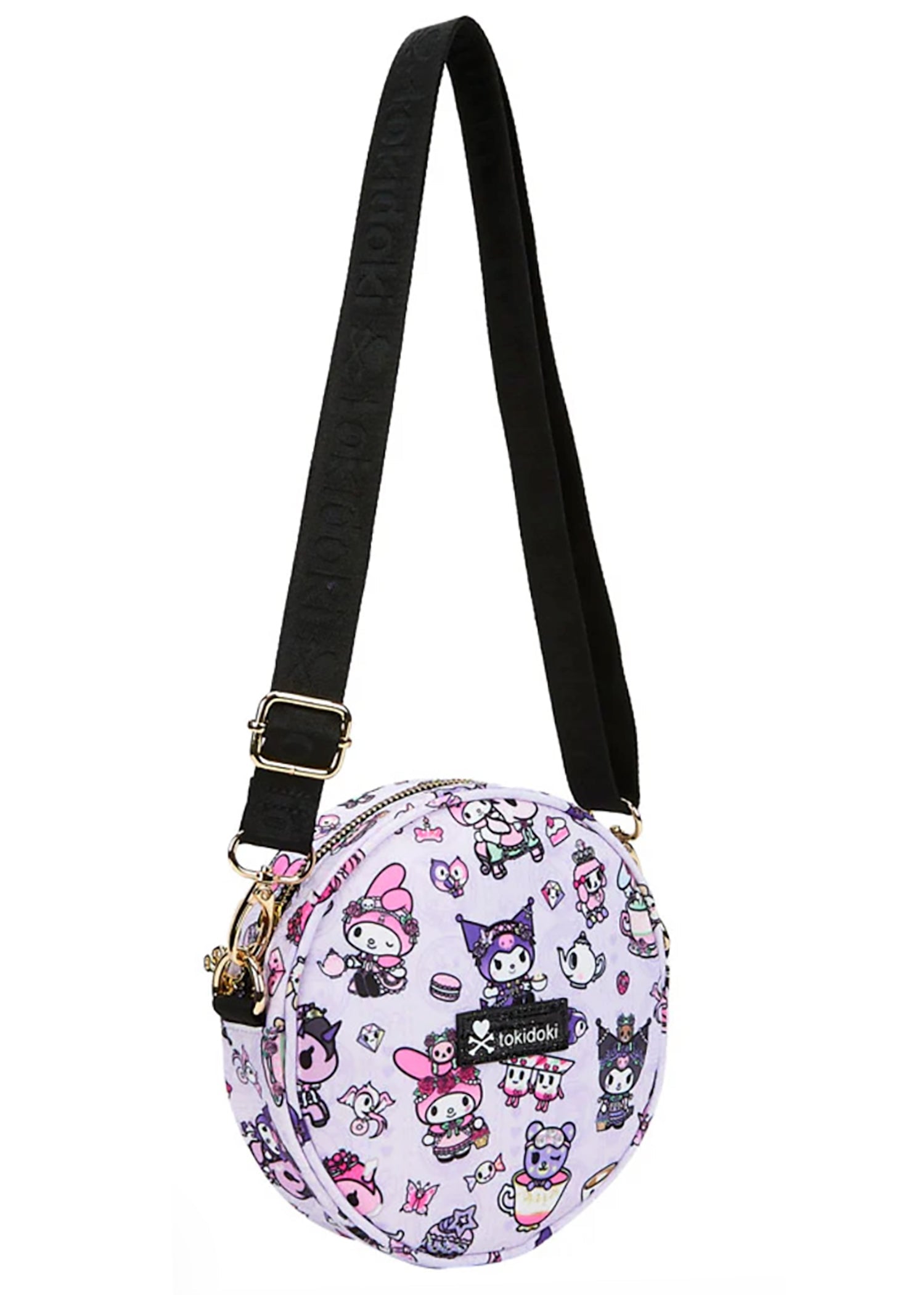  Sanrio Kuromi & My Melody Garden Party Round Small Crossbody Bag