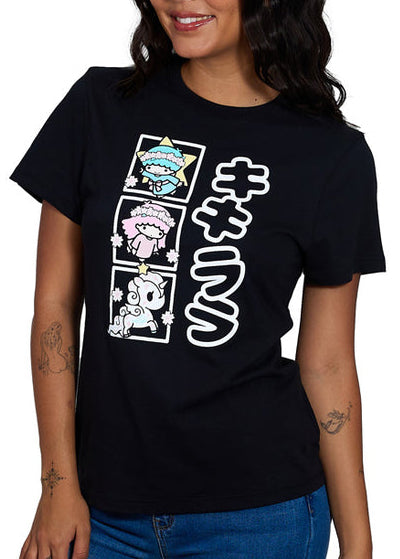  Sanrio Hello Kitty Twin Stars Cherry Stars Tee