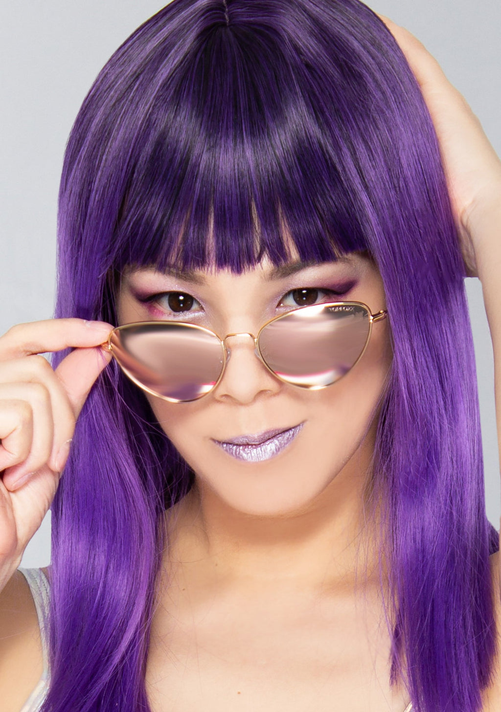  Felina Sunglasses In Rose Gold