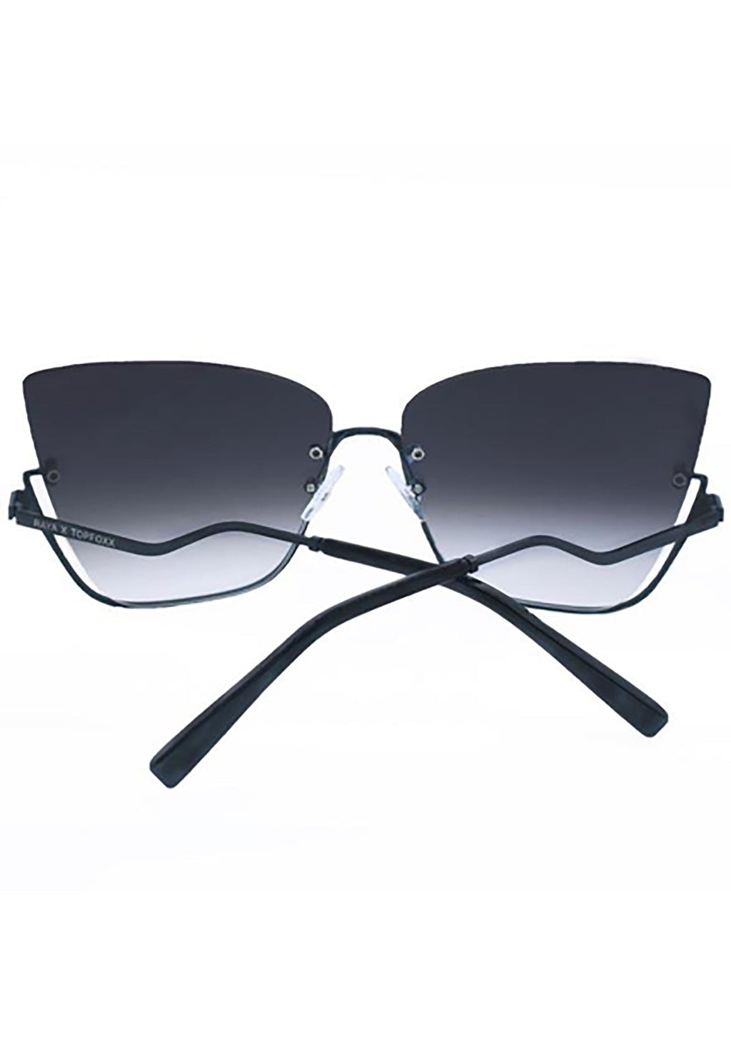  X Raya Vixen Sunglasses In Black Fade
