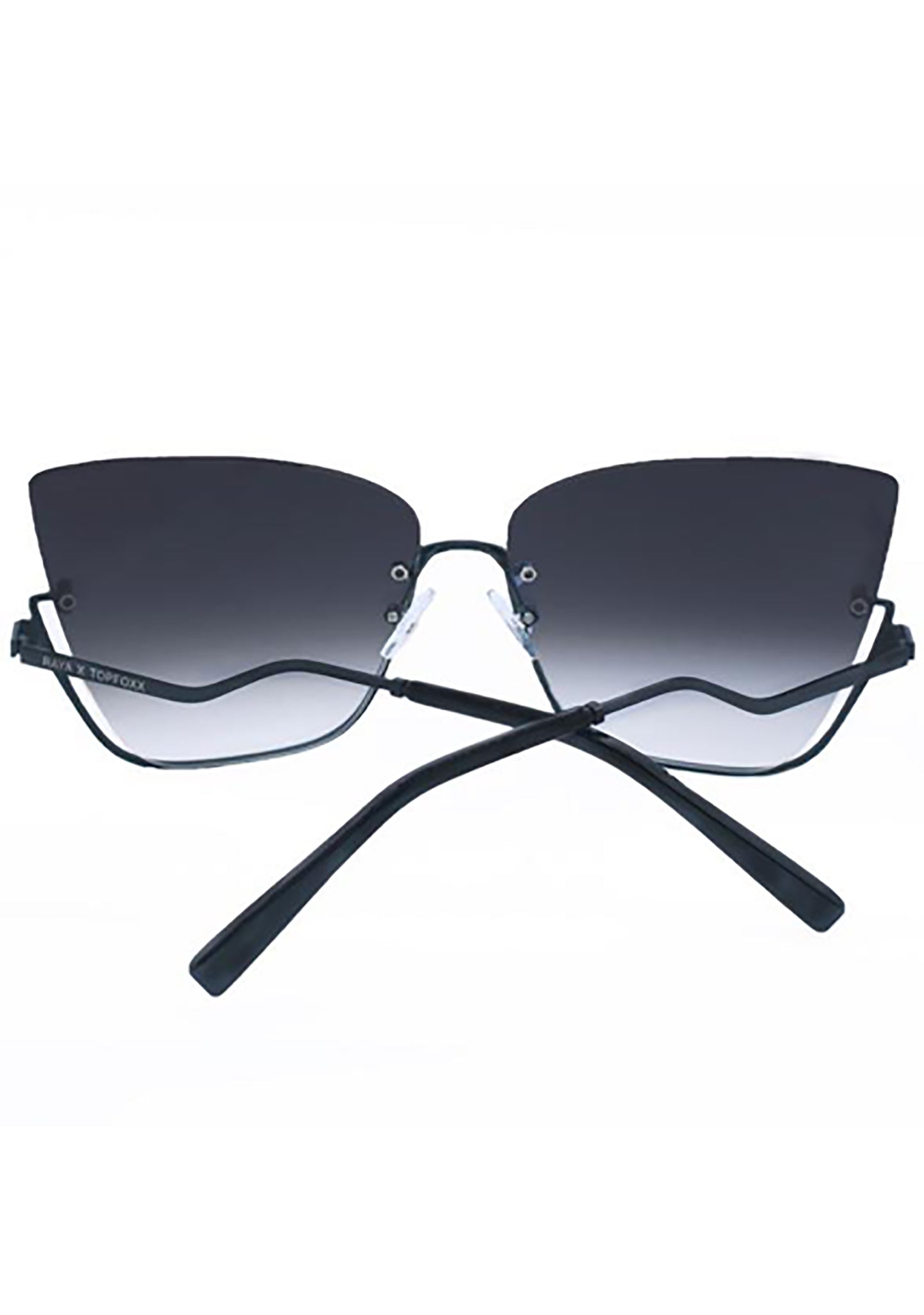  X Raya Vixen Sunglasses In Black Fade