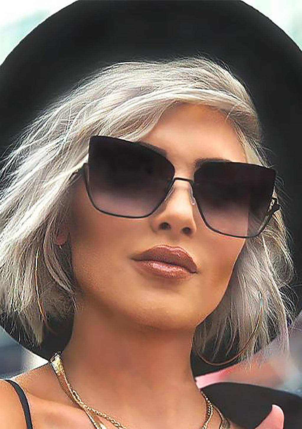  X Raya Vixen Sunglasses In Black Fade