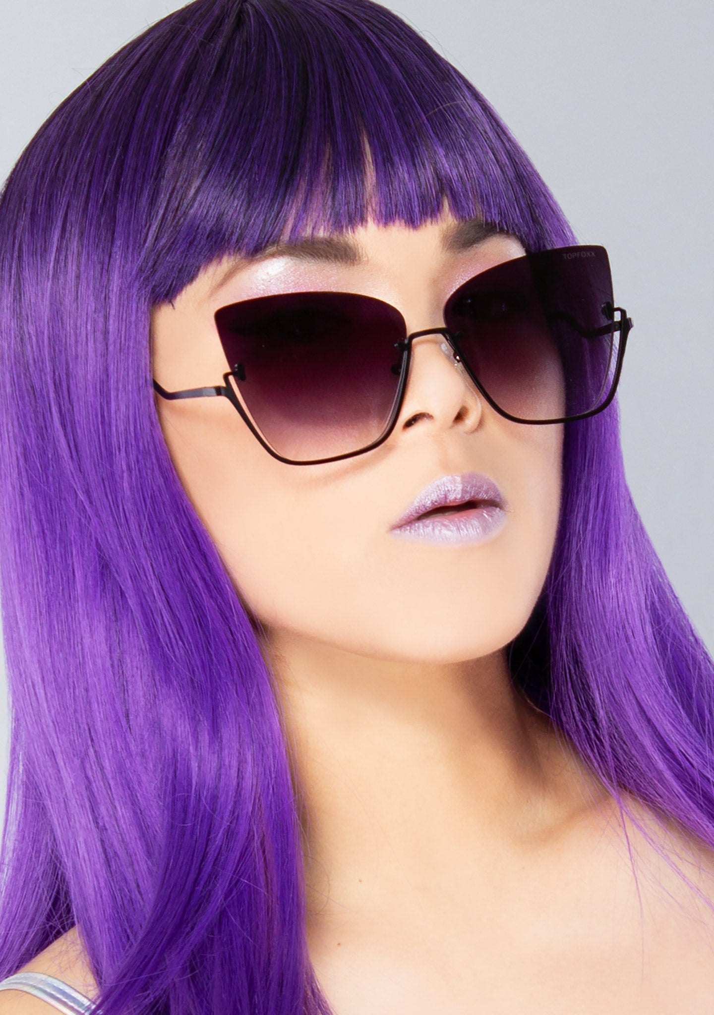  X Raya Vixen Sunglasses In Black Fade