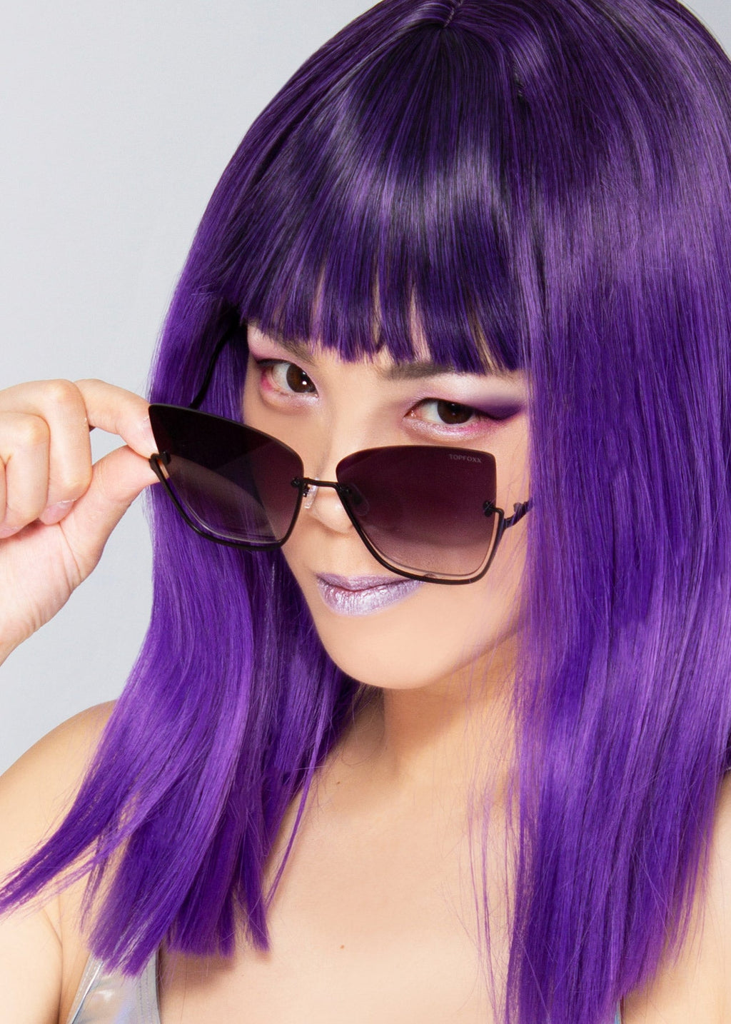  X Raya Vixen Sunglasses In Black Fade