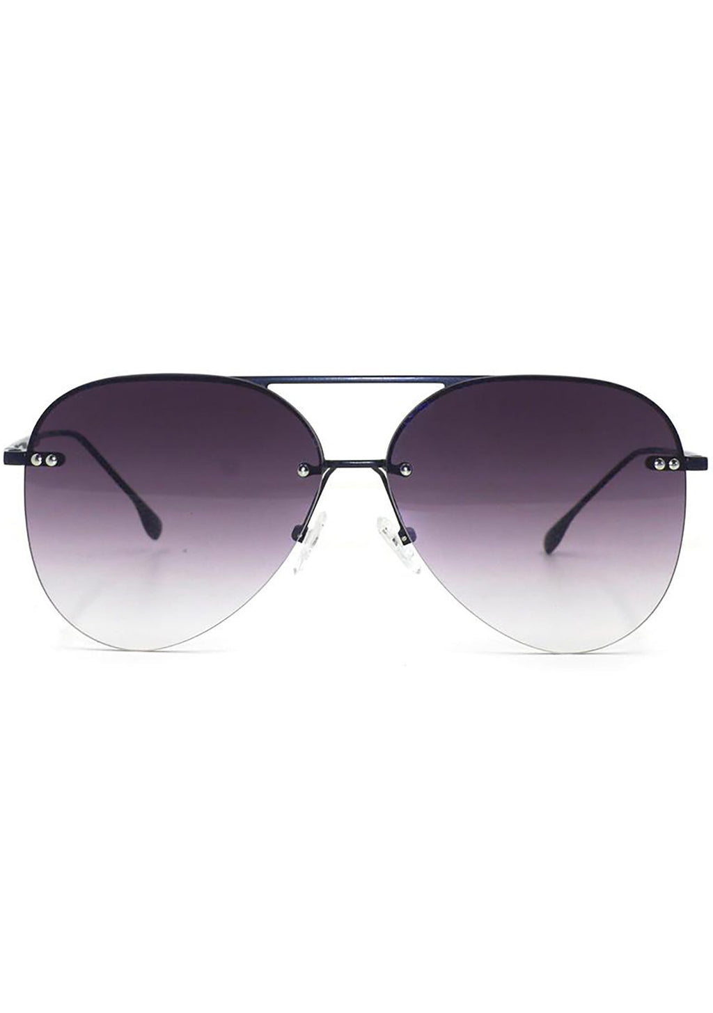  Megan 2 Narrow Sunglasses In Black Fade