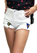 Uniq Patched Denim Shorts