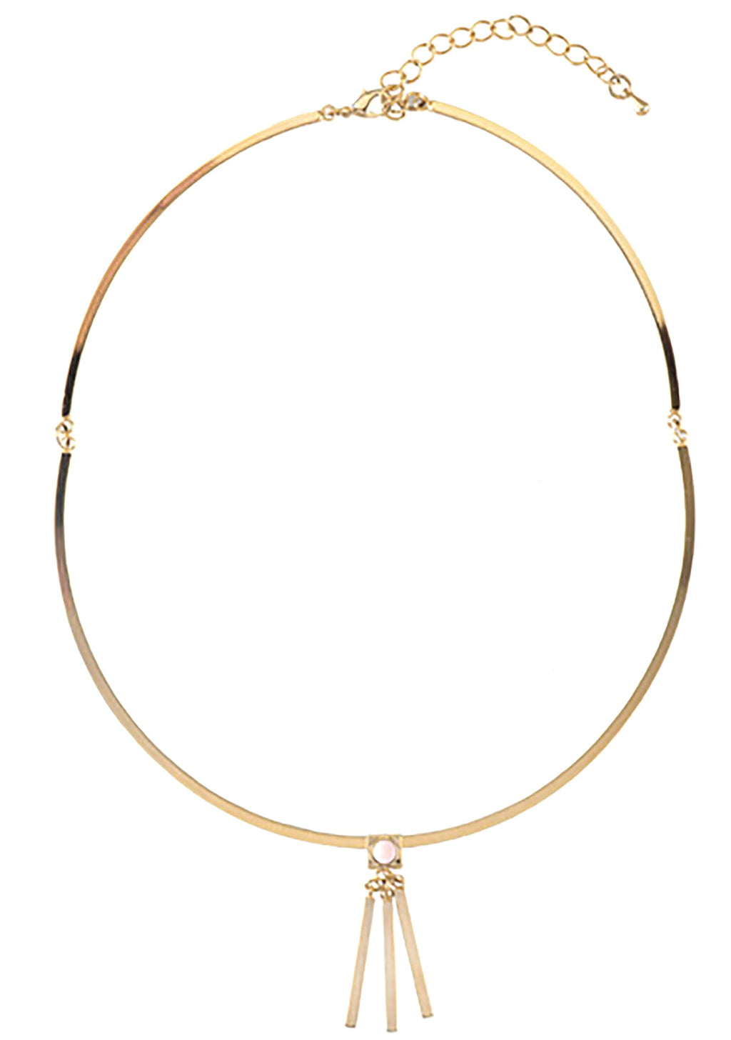  Ava Choker In Gold/Rose